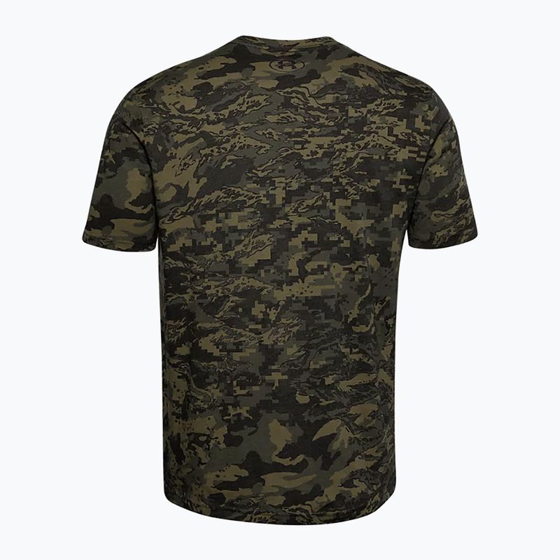Maglietta Under Armour ABC Camo nero/bianco da uomo 6