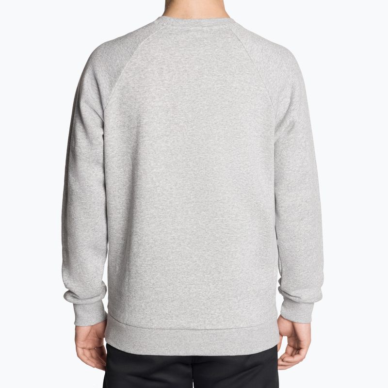 Felpa da uomo Under Armour Rival Fleece Crew mod grigio chiaro/ nero 2