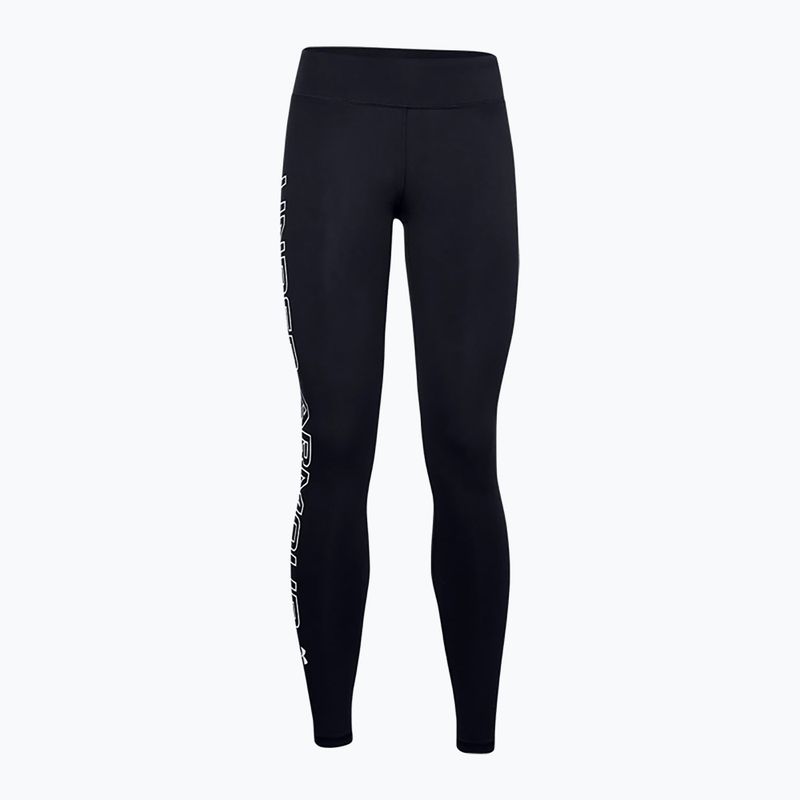 Leggings da donna Under Armour Favorite WM nero/bianco 3