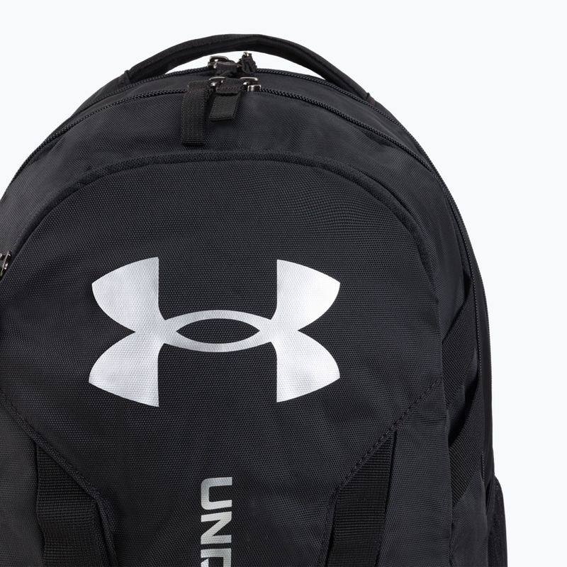Zaino urbano Under Armour Hustle 5.0 29 l nero/nero/argento 4