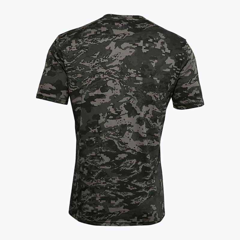 Maglietta Under Armour ABC Camo da uomo verde barocco/bianco 5
