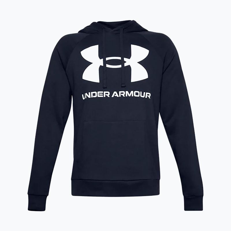 Felpa da uomo Under Armour Rival Fleece Big Logo HD midnight navy/onyx white 5