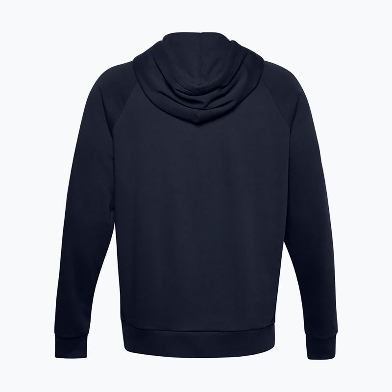 Felpa da uomo Under Armour Rival Fleece Big Logo HD midnight navy/onyx white 6