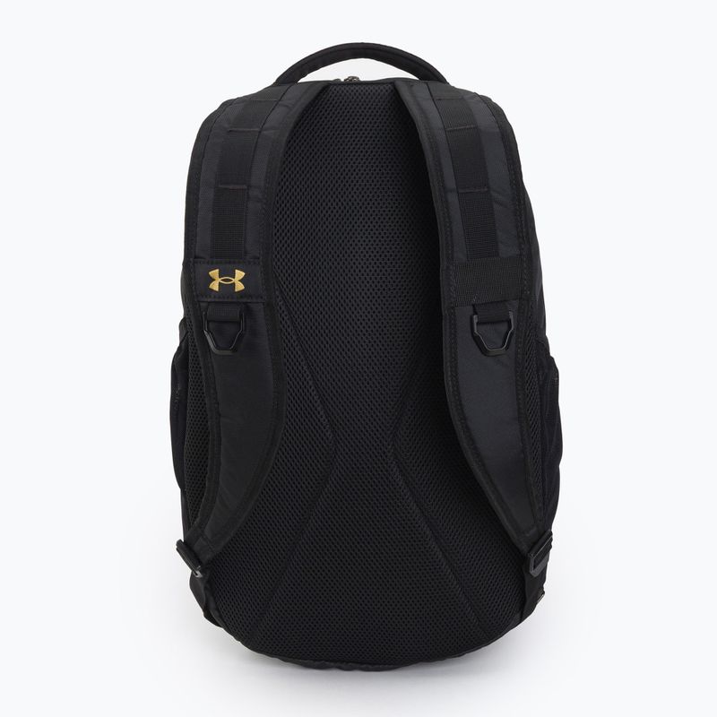 Under Armour Hustle 5.0 29 l zaino urbano nero/nero erica media/oro metallizzato lustro 3