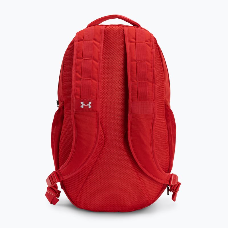 Zaino urbano Under Armour Hustle 5.0 29 l rosso/rosso/argento 2
