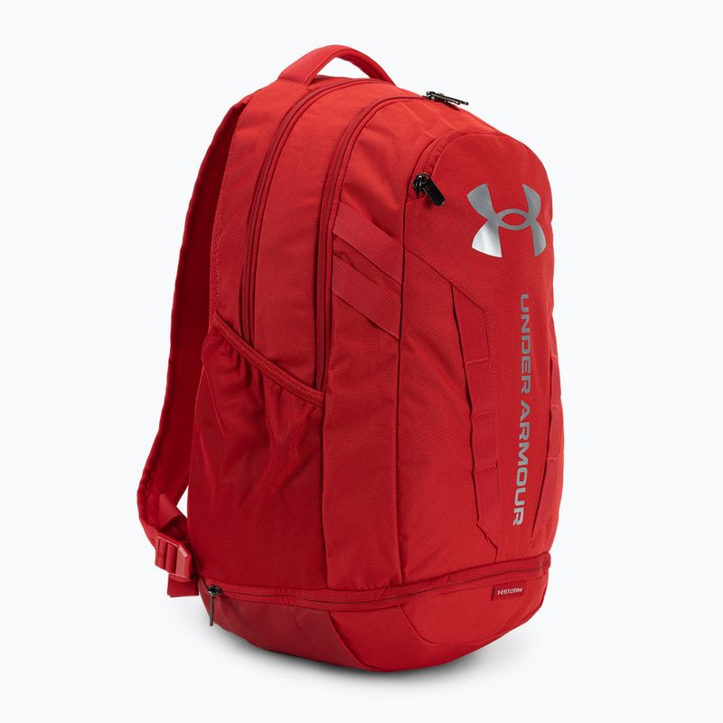 Zaino urbano Under Armour Hustle 5.0 29 l rosso/rosso/argento 3
