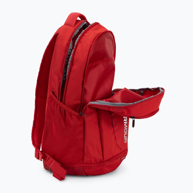Zaino urbano Under Armour Hustle 5.0 29 l rosso/rosso/argento 7