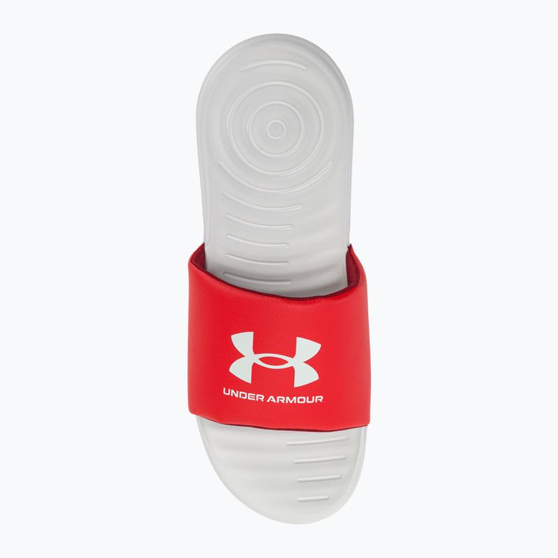 Under Armour Ansa Fix SL infradito da uomo halo grigio/rosso/halo grigio 6