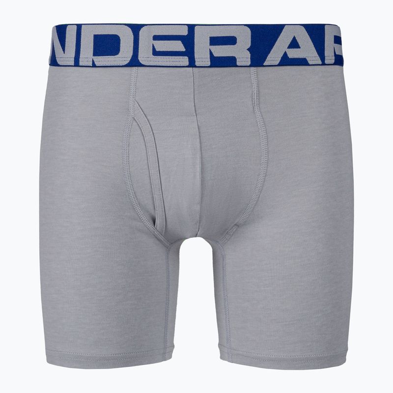 Under Armour Charged Cotton boxer uomo 6 In 3 pezzi grigio 6