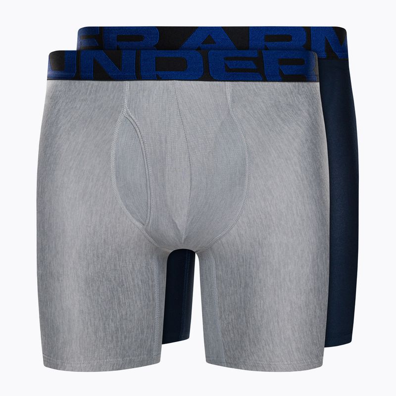 Under Armour UA Tech 6 In boxer uomo 2 pezzi academy/mod grigio chiaro heather