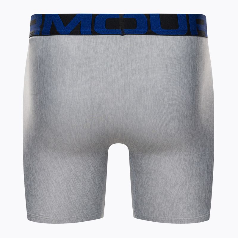 Under Armour UA Tech 6 In boxer uomo 2 pezzi academy/mod grigio chiaro heather 3