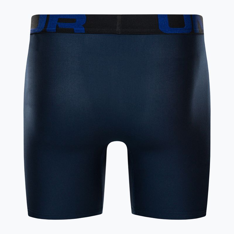 Under Armour UA Tech 6 In boxer uomo 2 pezzi academy/mod grigio chiaro heather 6
