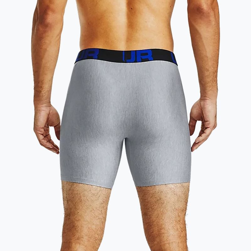 Under Armour UA Tech 6 In boxer uomo 2 pezzi academy/mod grigio chiaro heather 9