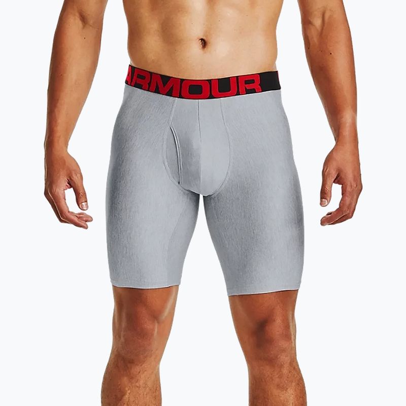 Under Armour UA Tech 9 In boxer uomo 2 pezzi mod gray light heather/jet gray light heather 11
