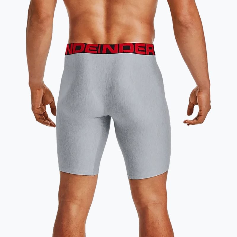 Under Armour UA Tech 9 In boxer uomo 2 pezzi mod gray light heather/jet gray light heather 12