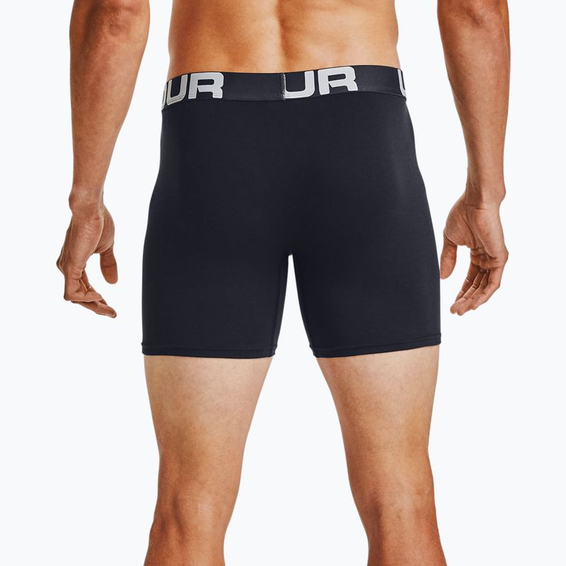 Under Armour Charged Cotton boxer uomo 6 In 3 pezzi nero/nero/nero 5