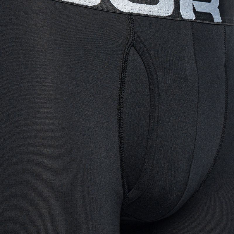 Under Armour Charged Cotton boxer uomo 6 In 3 pezzi nero/nero/nero 4
