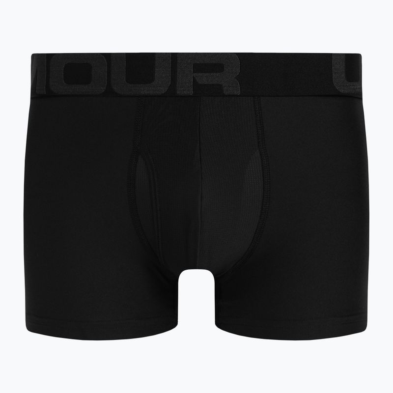 Under Armour Tech 3 In boxer uomo 2 pezzi nero/nero 2