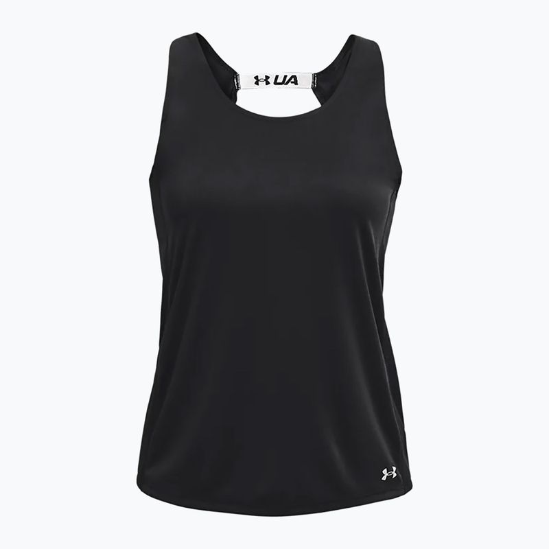 Under Armour Fly By Tank canotta da corsa donna nero/nero/riflettente 3