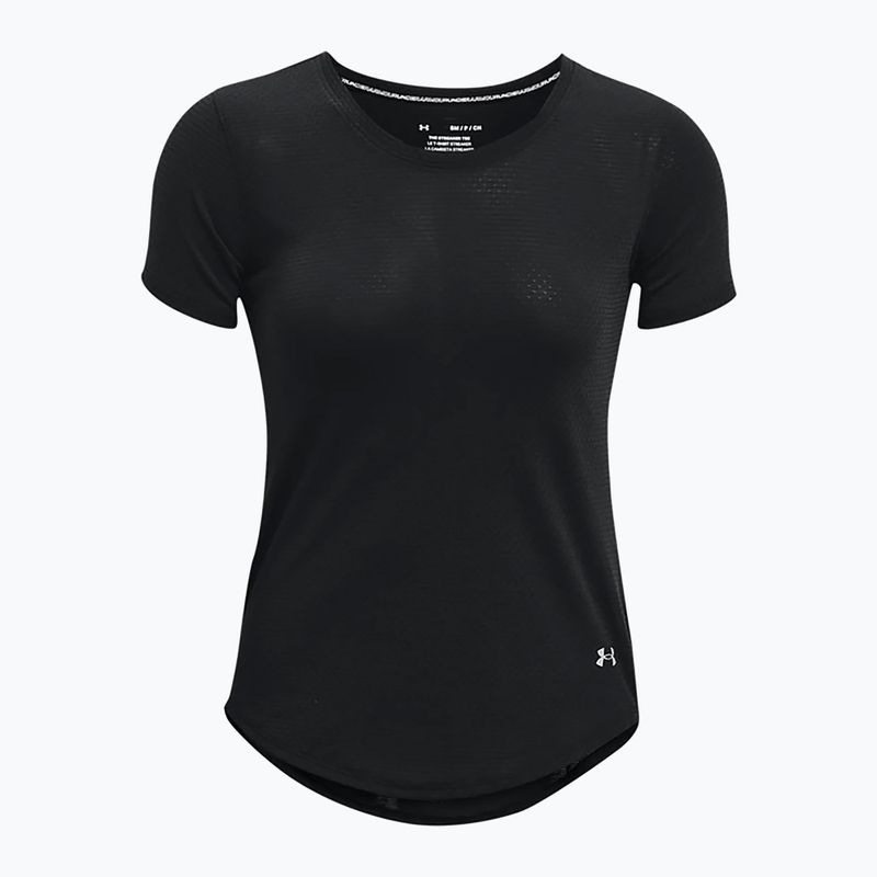 Maglietta da running Under Armour Streaker donna nero/nero/riflettente