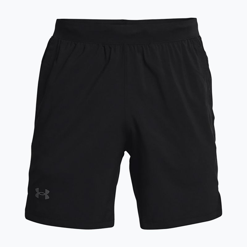 Under Armour Launch Sw 7'' pantaloncini da corsa da uomo nero/nero/riflettente 6