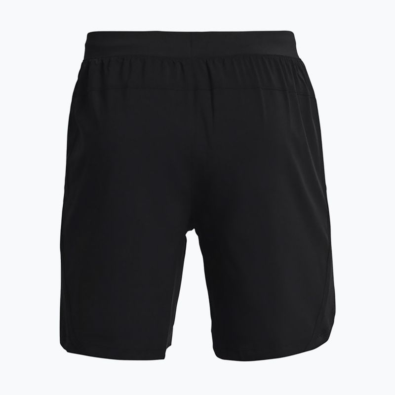 Under Armour Launch Sw 7'' pantaloncini da corsa da uomo nero/nero/riflettente 7