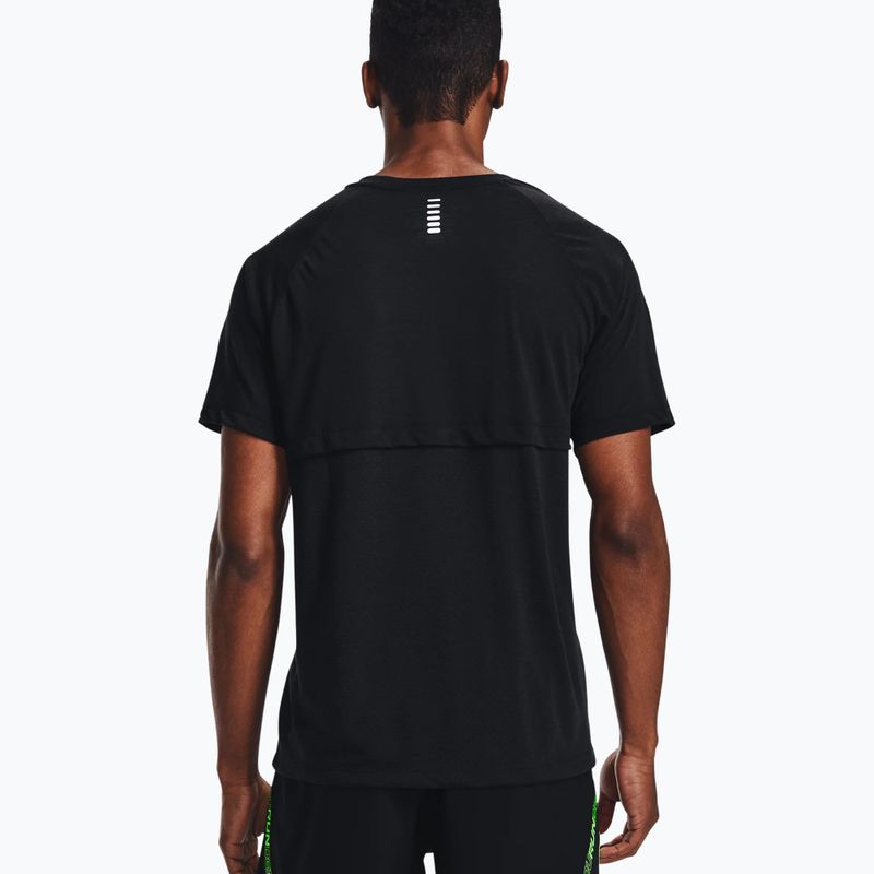 Under Armour Streaker maglia da corsa da uomo nero/nero/riflettente 4