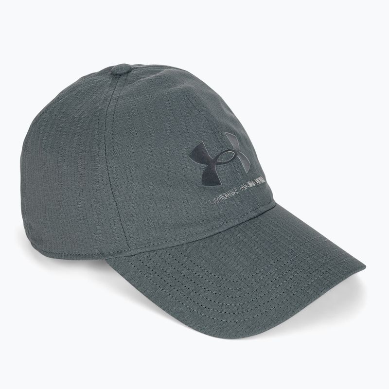Berretto da baseball Under Armour Isochill Armourvent Adj pitch grigio/nero da uomo