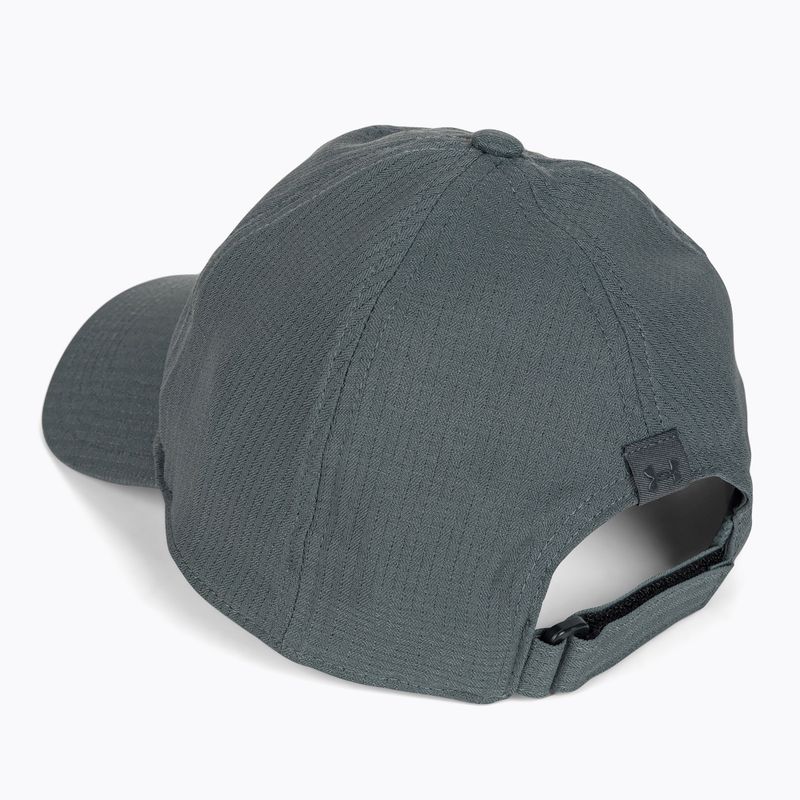 Berretto da baseball Under Armour Isochill Armourvent Adj pitch grigio/nero da uomo 3