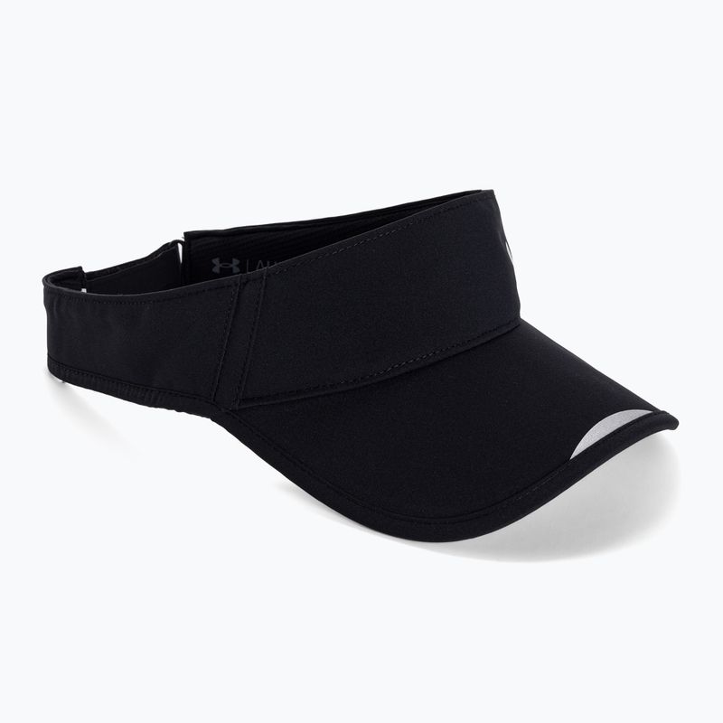 Visiera Under Armour Isochill Launch Run da uomo, nero