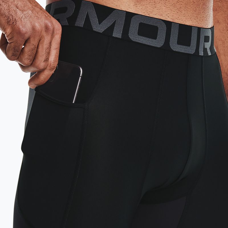 Leggings Under Armour da uomo HG Armour 3/4 nero/bianco 3
