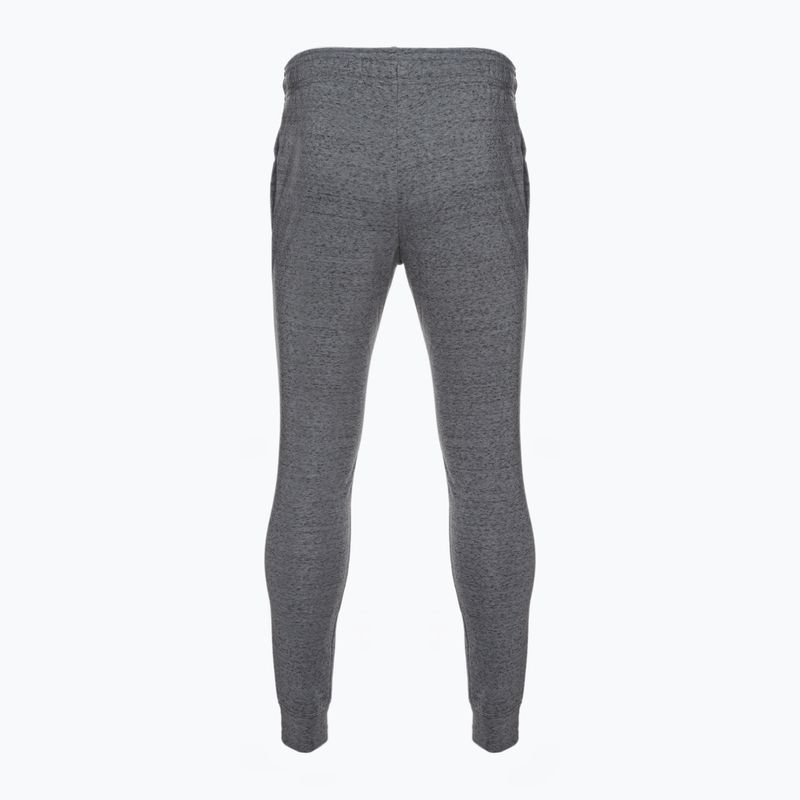 Pantaloni Under Armour Ua Rival Terry Jogger da uomo grigio pece, erica chiara/bianco anice 6