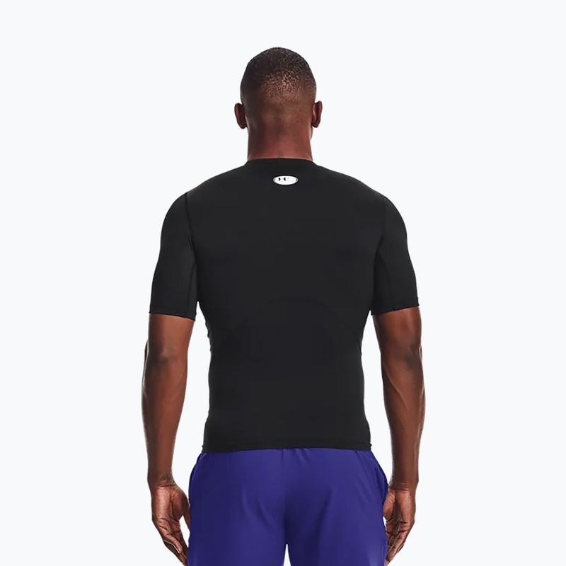 Maglia da allenamento Under Armour da uomo HG Armour Comp nero/bianco 3