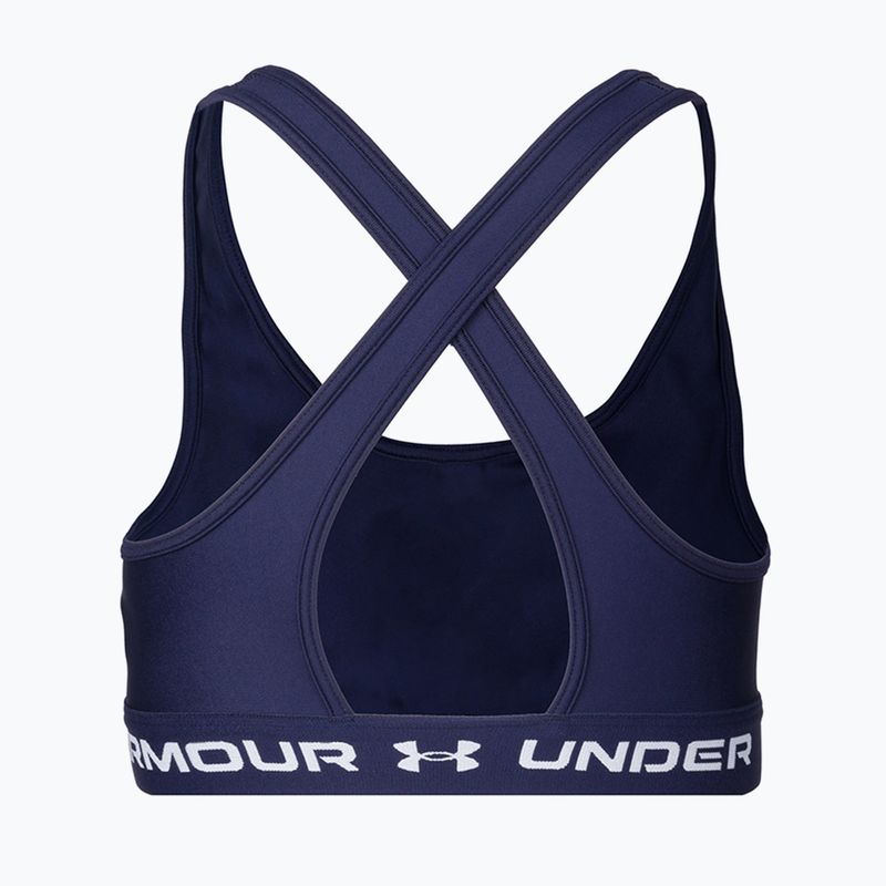 Reggiseno fitness Under Armour Crossback Mid midnight navy/midnight navy/white 2