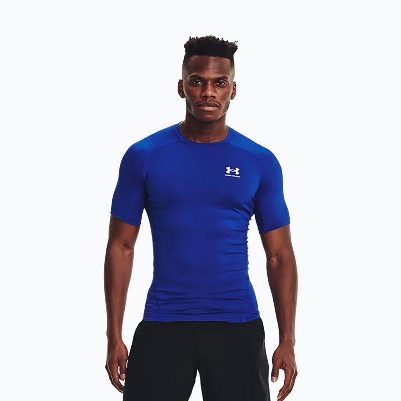 Maglia da allenamento Under Armour da uomo HG Armour Comp royal/bianco