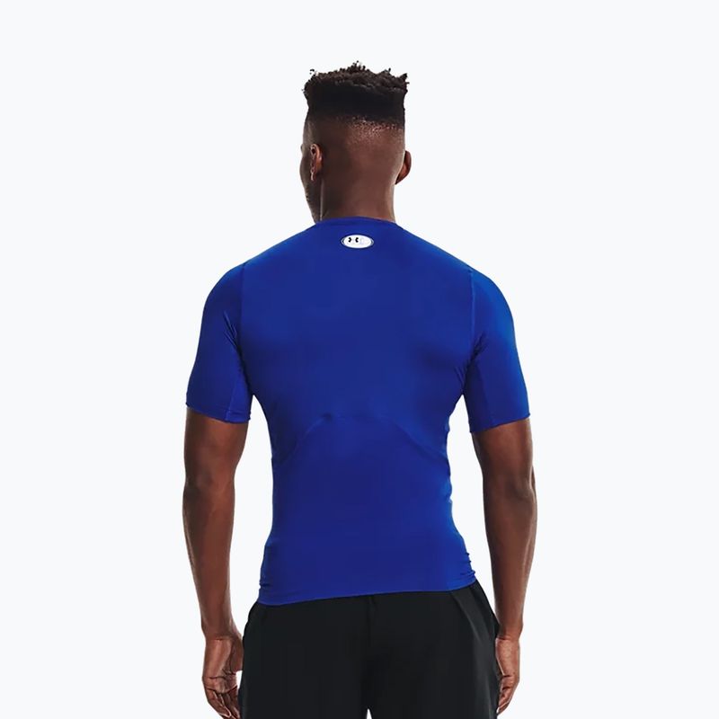 Maglia da allenamento Under Armour da uomo HG Armour Comp royal/bianco 3