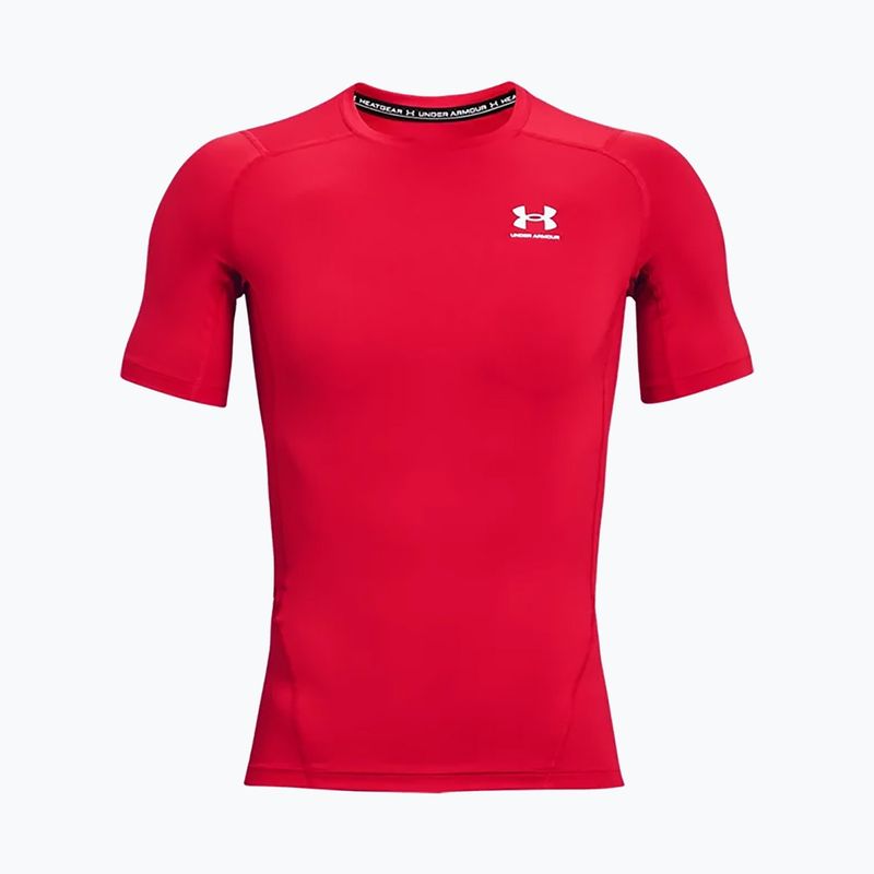 Maglia da allenamento Under Armour da uomo HG Armour Comp rosso/bianco 5