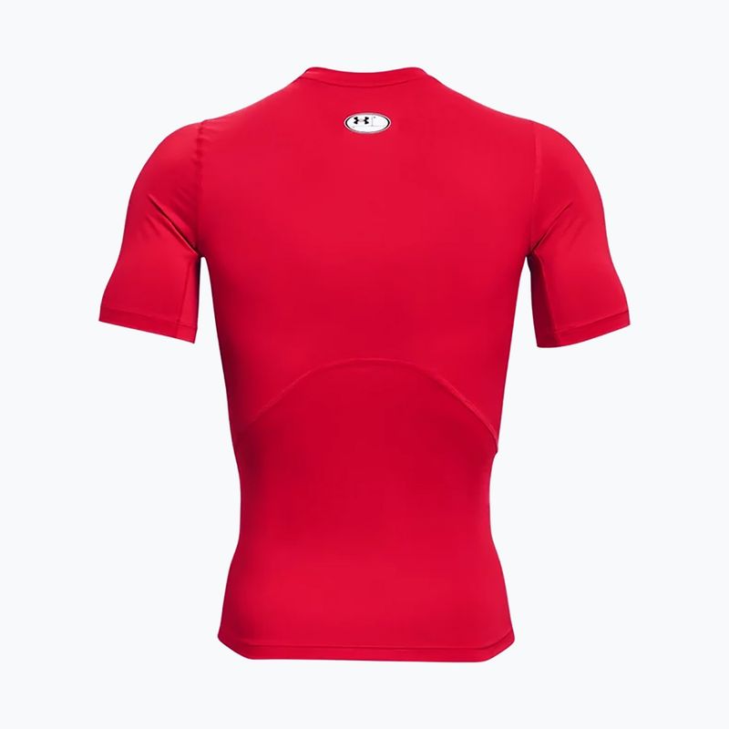 Maglia da allenamento Under Armour da uomo HG Armour Comp rosso/bianco 6