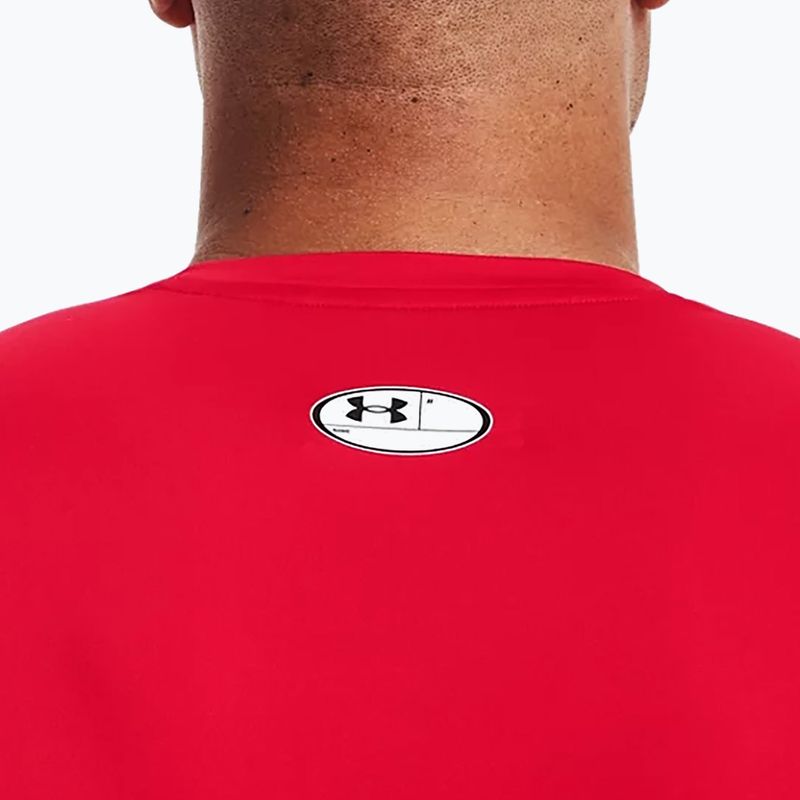 Maglia da allenamento Under Armour da uomo HG Armour Comp rosso/bianco 4