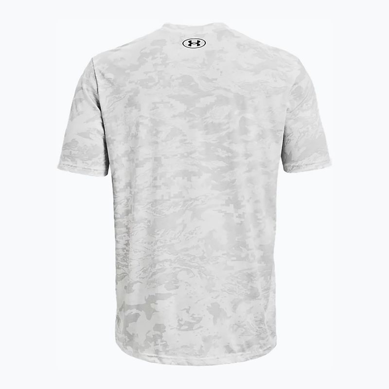 Maglietta Under Armour ABC Camo bianca/grigia moderna da uomo 2