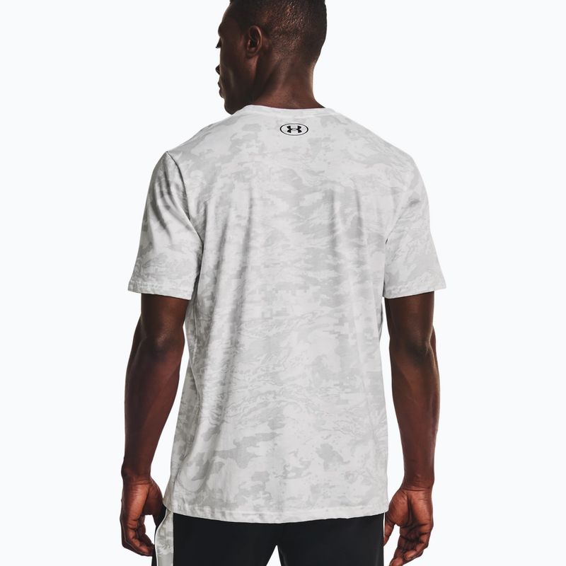 Maglietta Under Armour ABC Camo bianca/grigia moderna da uomo 4