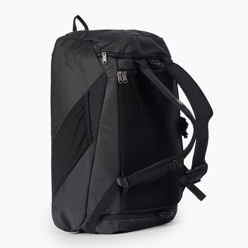 Under Armour Contain Duo Duffle M 50 l borsa da allenamento nero/nero/argento metallico 3