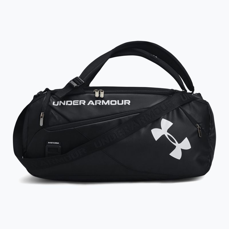 Under Armour Contain Duo Duffle S 40 l borsa da allenamento nero/nero/argento metallico 9