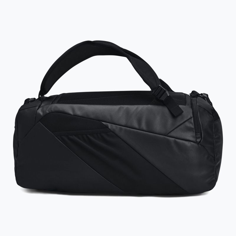 Under Armour Contain Duo Duffle S 40 l borsa da allenamento nero/nero/argento metallico 10