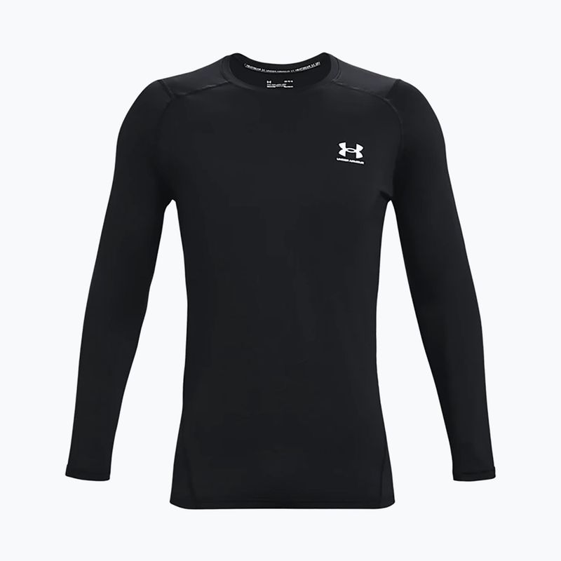 Under Armour uomo manica lunga da allenamento UA Hg Armour Fitted nero/bianco