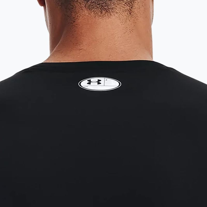 Under Armour uomo manica lunga da allenamento UA Hg Armour Fitted nero/bianco 6