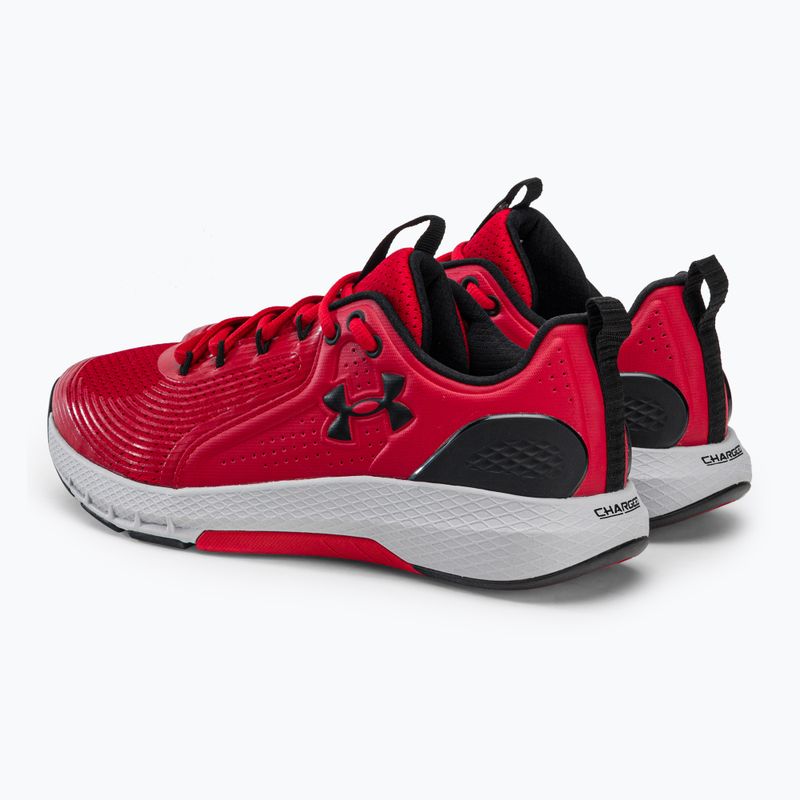 Under Armour harged Commit Tr 3 rosso/grigio alo/nero scarpe da ginnastica da uomo 3