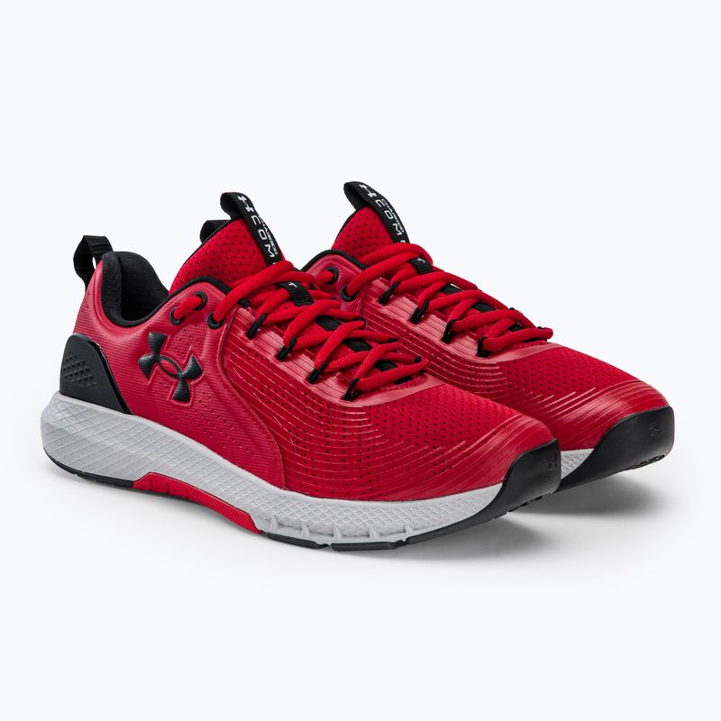 Under Armour harged Commit Tr 3 rosso/grigio alo/nero scarpe da ginnastica da uomo 5