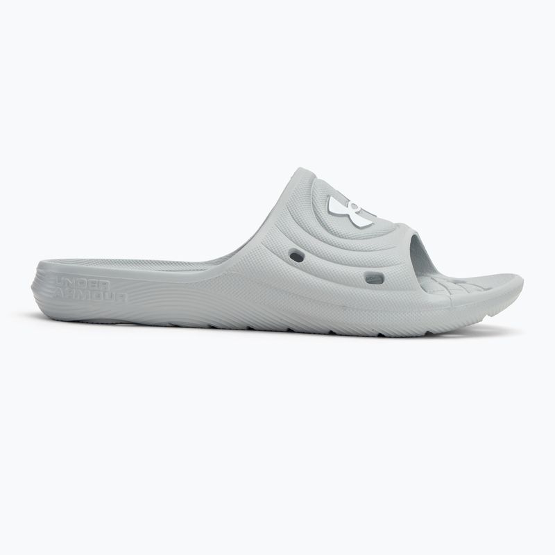 Under Armour Locker IV SL Ciabatte da uomo mod grigio/mod grigio/bianco 2