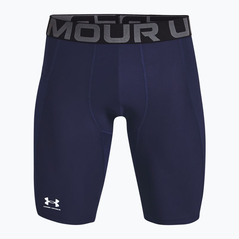 Pantaloncini lunghi Under Armour HG Armour da uomo mezzanotte marina/bianco 4